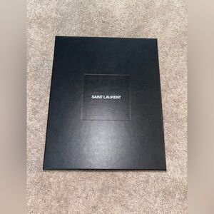 Saint Laurent shoe box with bags